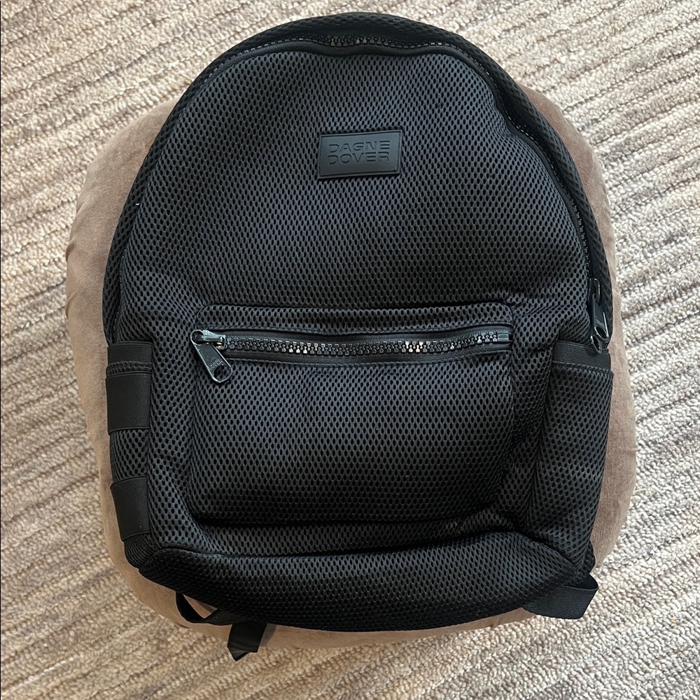 Dagne Dover Black Mesh Backpack